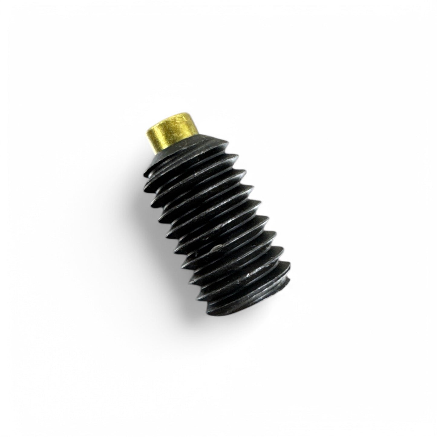 1 Pcs McMaster-Carr 91381A368 Brass-Tip Set Screws – 3/8"-24 x 5/8", Black-Oxide New