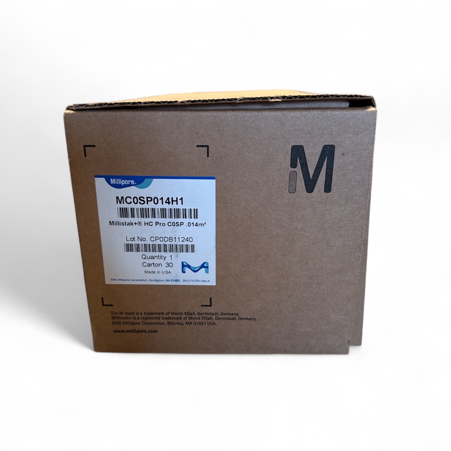 Millipore Millistak+ HC Pro Filter MCOSP014H1 – 0.14m² Pod Format (NIB)