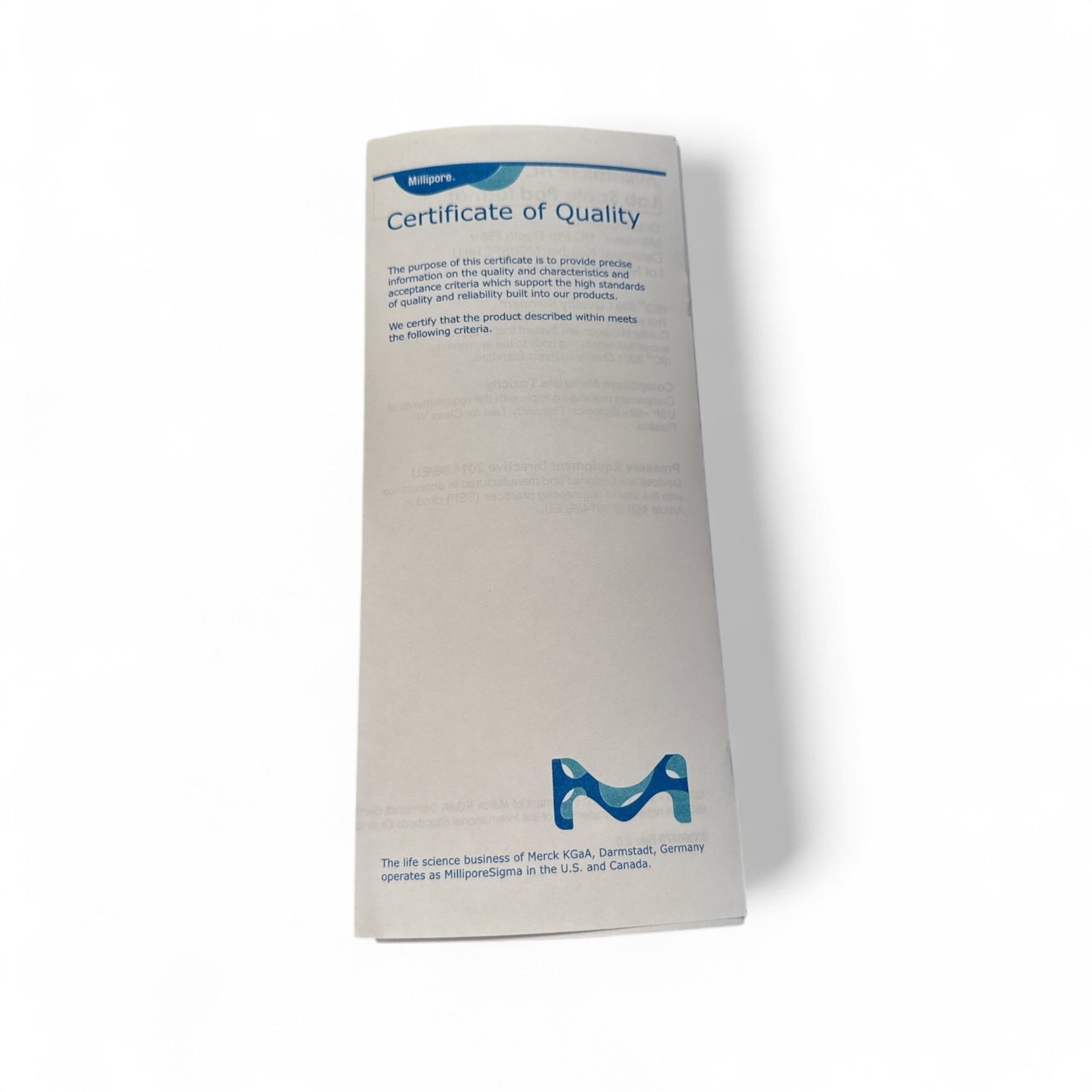 Millipore Millistak+ HC Pro Filter MCOSP014H1 – 0.14m² Pod Format (NIB)