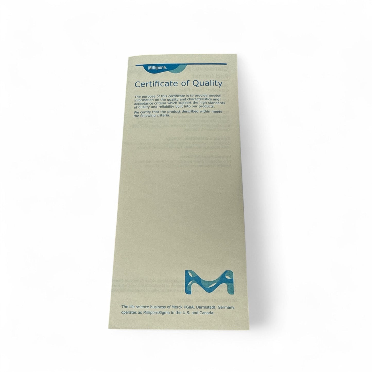 Millipore Clarisolve® Depth Pod Filter CS60HX02H1 – 0.027m²