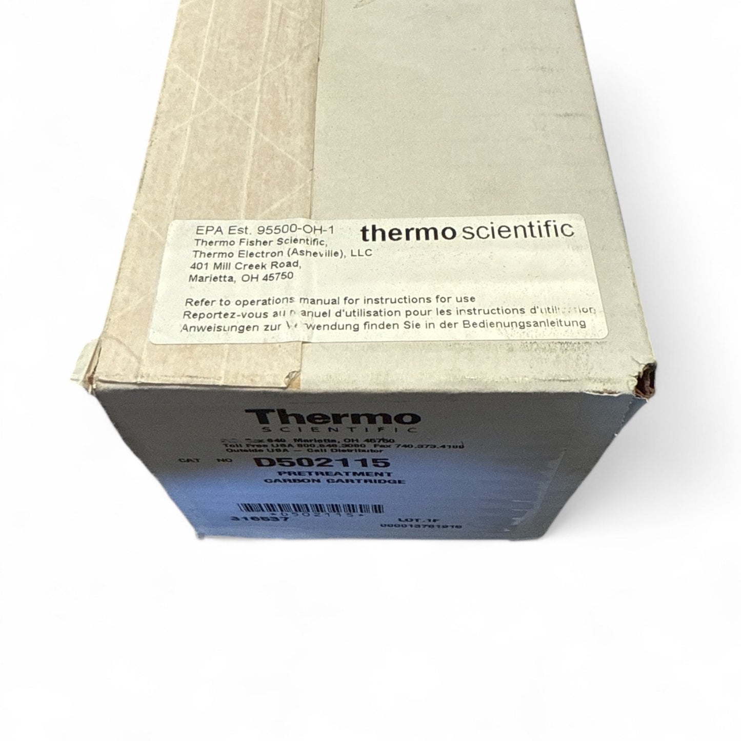 Thermo Scientific Pretreatment Carbon Cartridge D502115