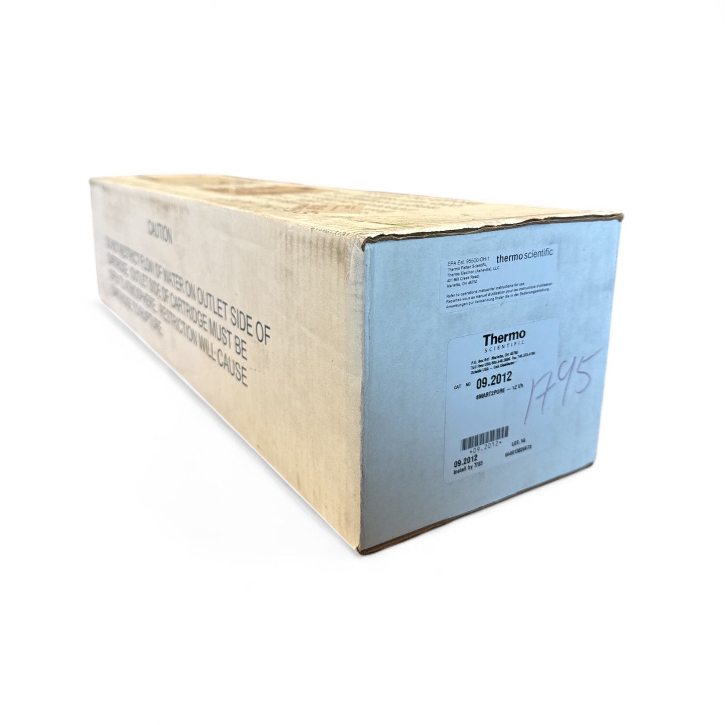 Thermo Scientific 09.2012 Barnstead SMARTPURE Reverse Osmosis Membrane – ~12 L/hr