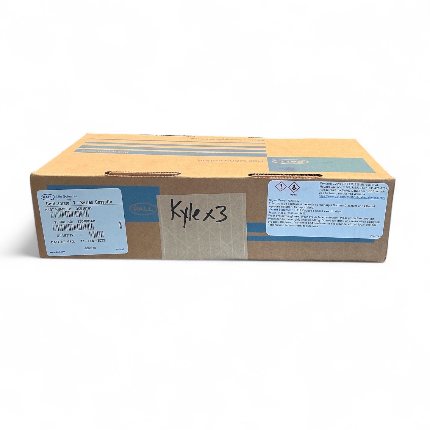Pall Centramate T-Series Cassette 0.5 m² D0C010T01 – 2023 w/ Certificate & Gasket Kit – New Sealed