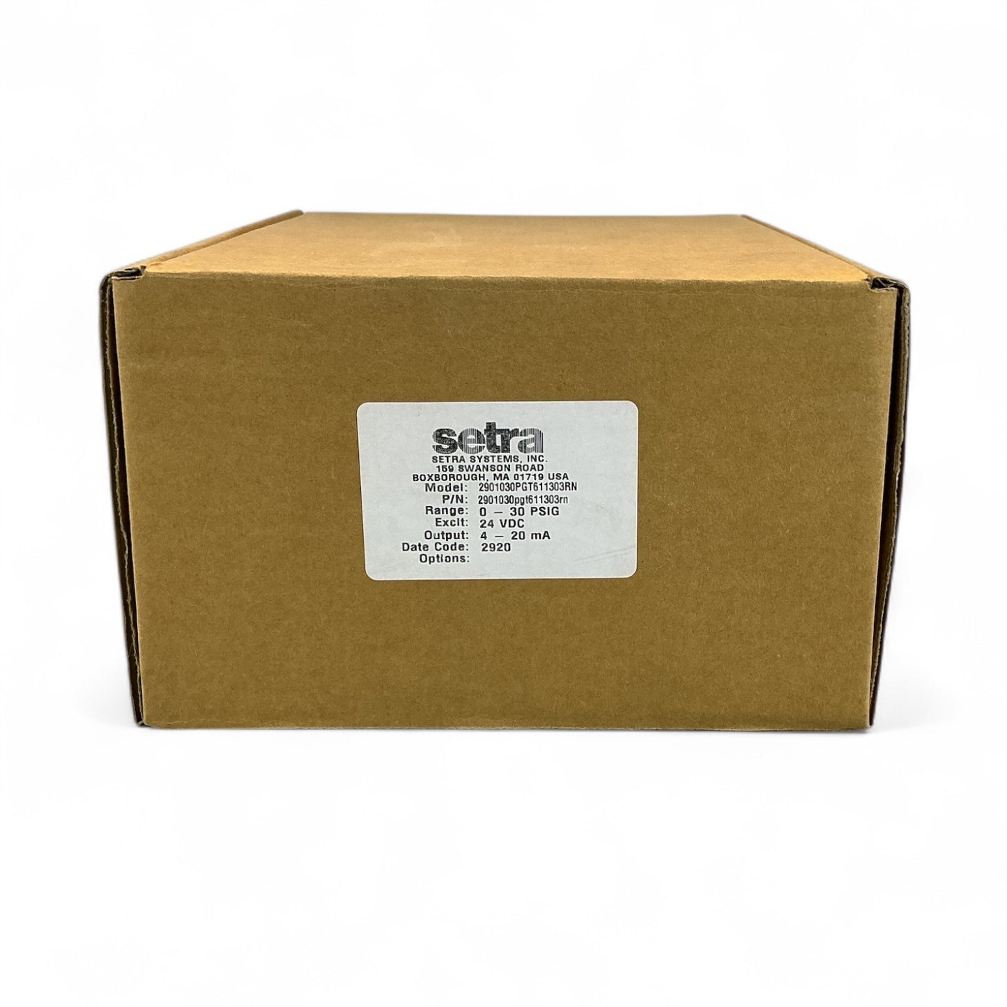 Setra Systems Pressure Transmitter C290 2901030PGT611303RN