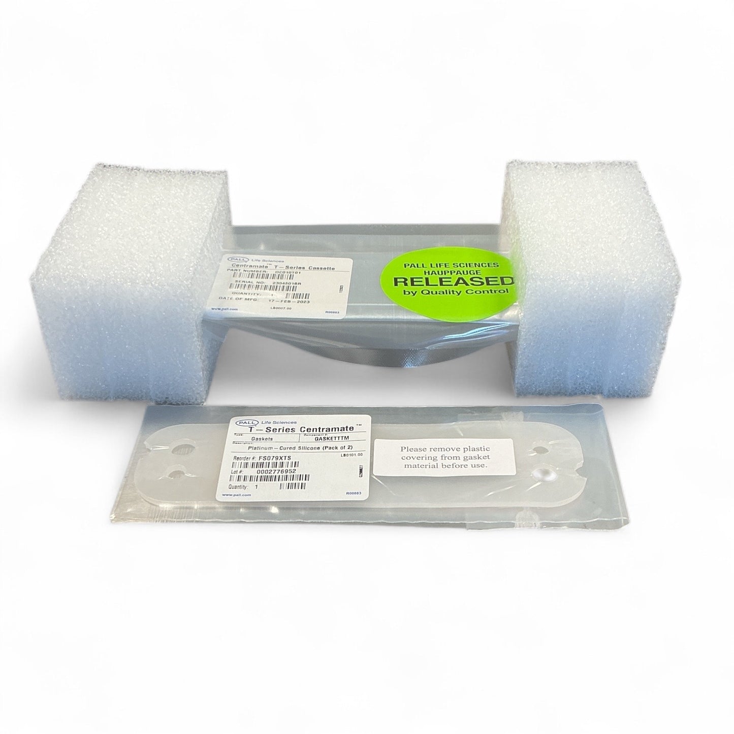 Pall Centramate T-Series Cassette 0.5 m² D0C010T01 – 2023 w/ Certificate & Gasket Kit – New Sealed