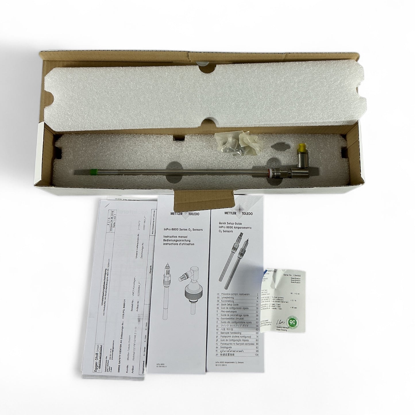 Mettler Toledo DO Sensor InPro 6000, 12 mm x 320 mm/EPP (P0720-6283)