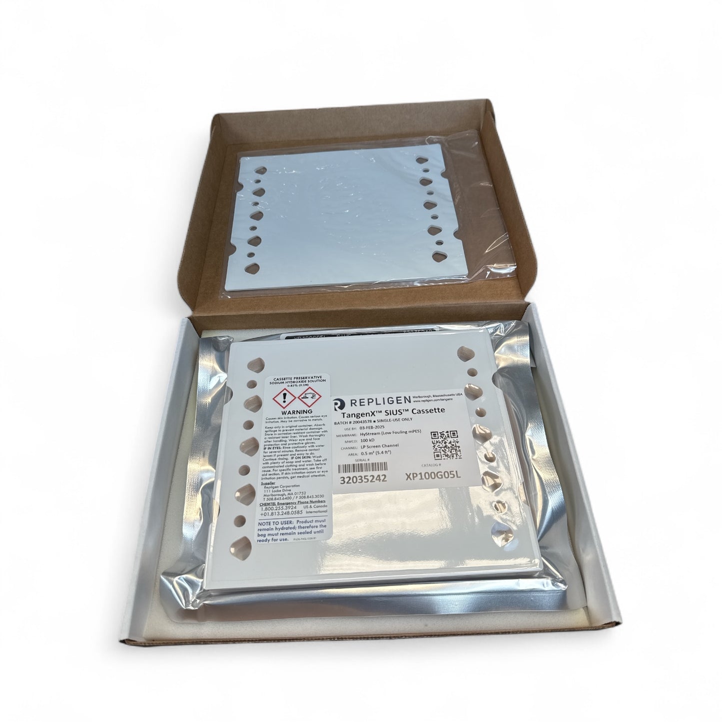 Repligen TangenX SIUS Cassette XP100G05L