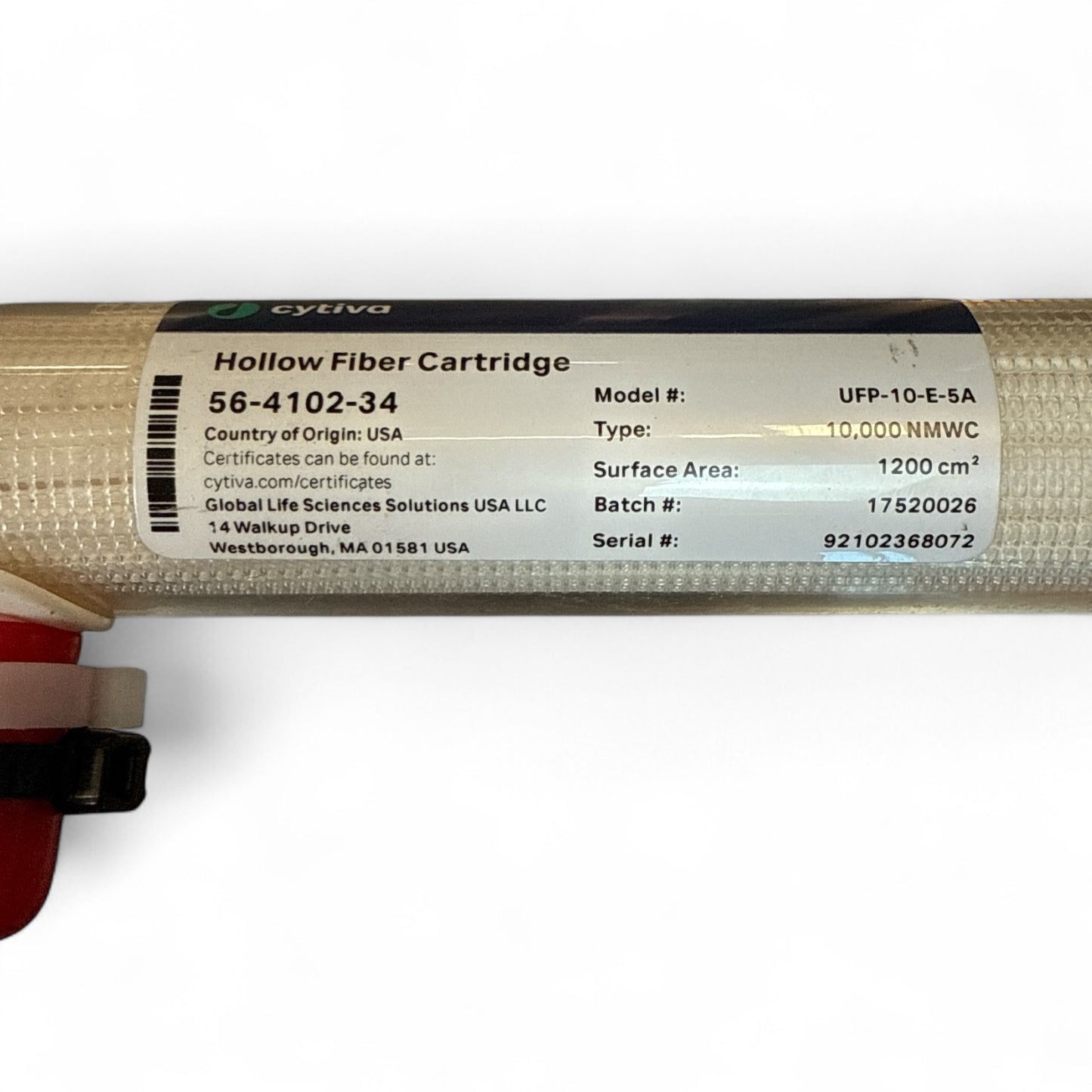 Cytiva Hollow Fiber Cartridge 56-4102-34 UFP-10-E-5A 10,000 NMWC (Best Offer)