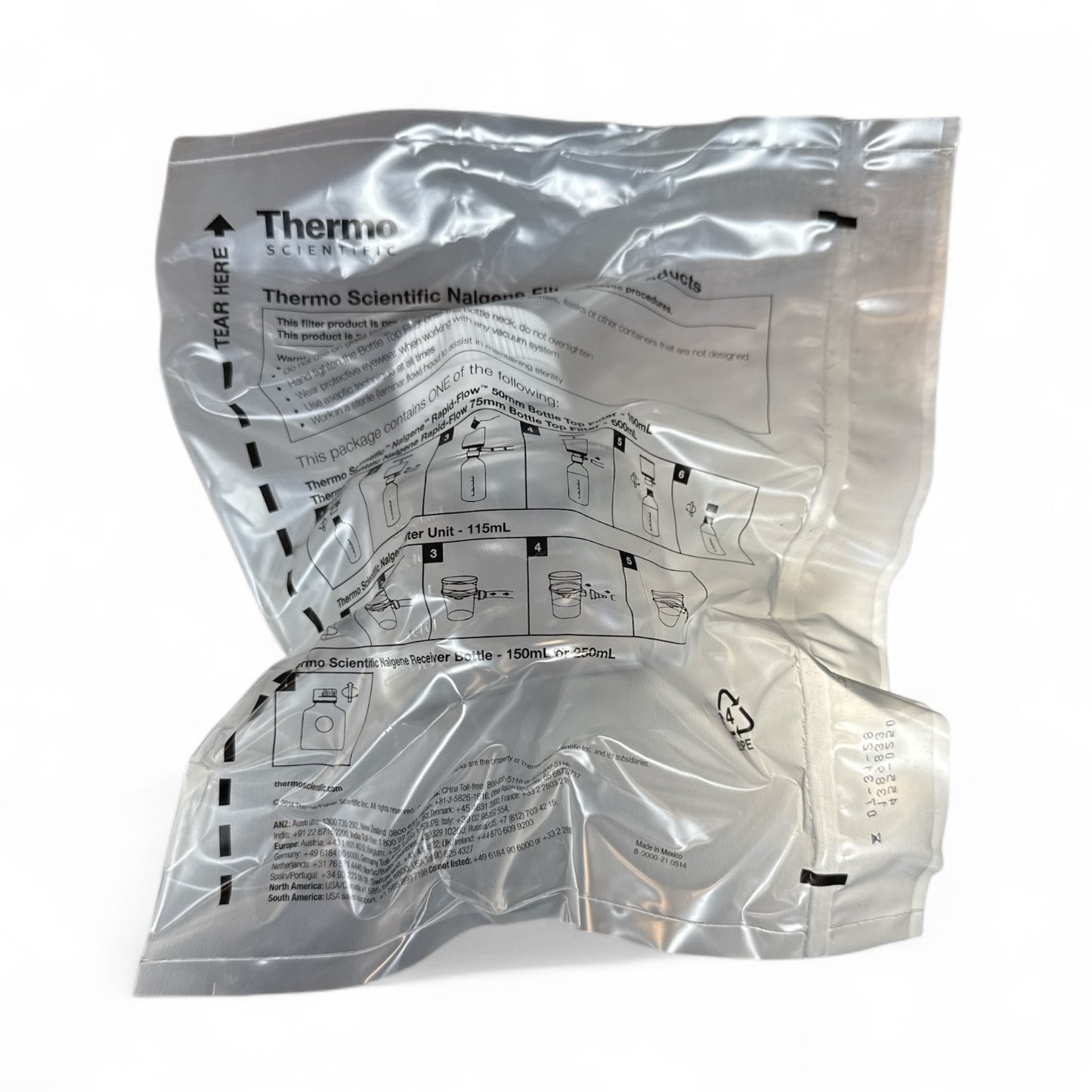 Thermo Scientific Nalgene 250mL Filter Receiver 455-0250 Qty 12 (Best Offer!)