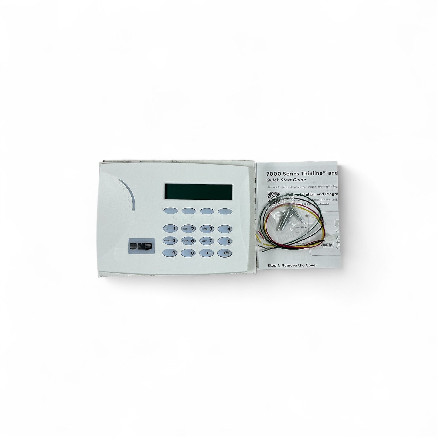 DMP 7060-W Thin LCD Keypad White SC Keys 7060W New – 843122107062