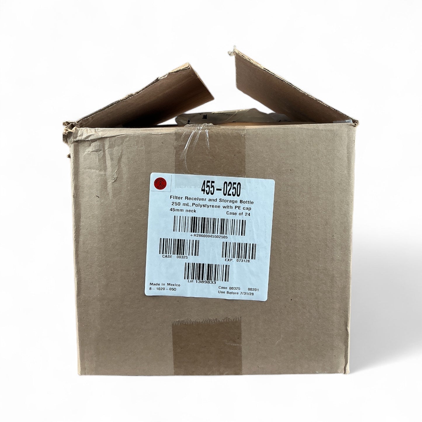 Thermo Scientific Nalgene 455-0250 Filter Receiver and Storage Bottle, 250mL, Pack of 20(Best Offer!)