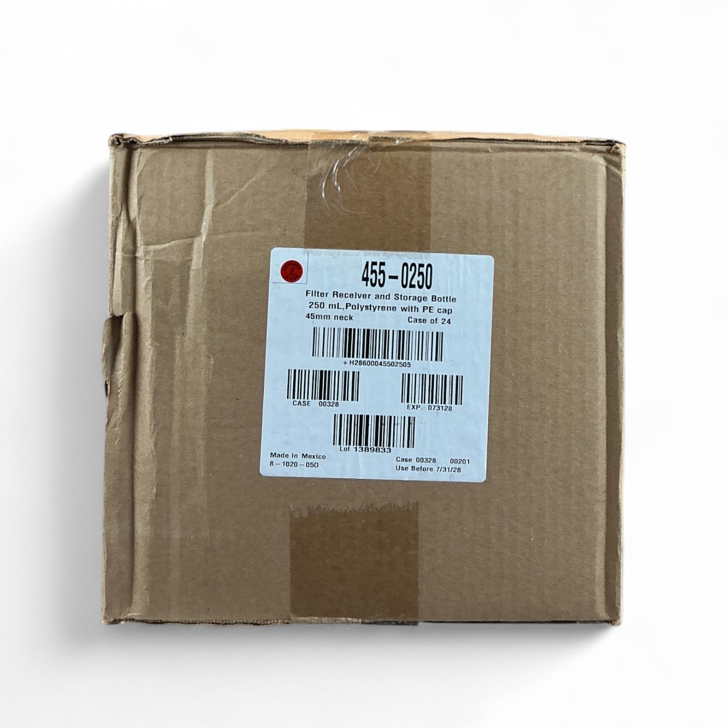 Thermo Scientific Nalgene 455-0250 Filter Receiver and Storage Bottle, Case of 24(Best offer!)