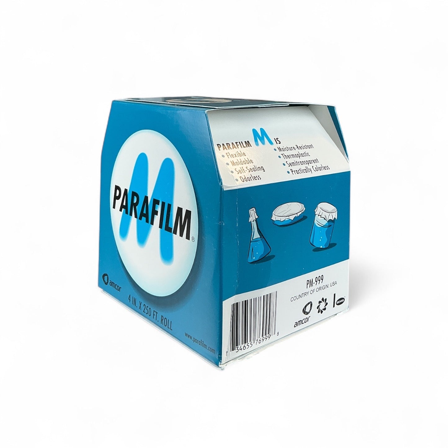 Parafilm M PM-999 4in x 250ft Sealing Film Roll (Best Offer!)