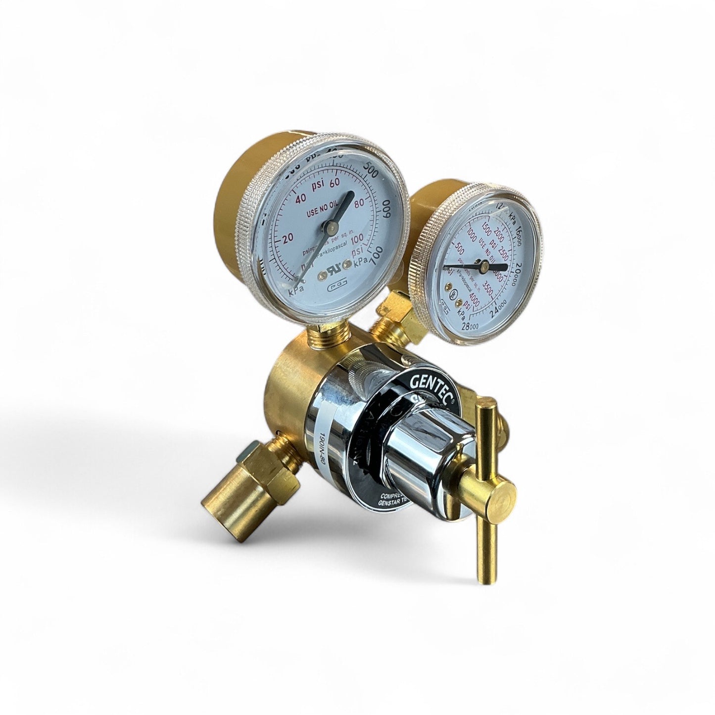 GENTEC Compressed Gas Regulator 190IN-80 Inert 4500 PSI CGA580 (Best Offer!)