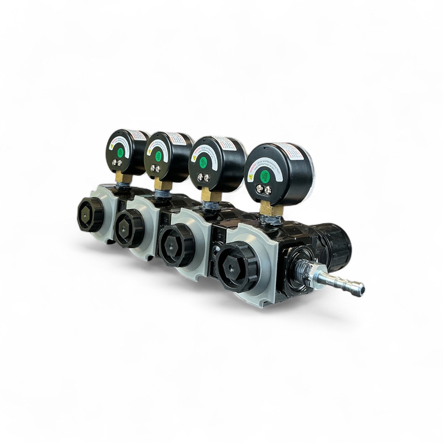 Norgren R72M-2AK-RFG 4-Port Pressure Regulator Manifold w/ Gauges (Best Offer!)