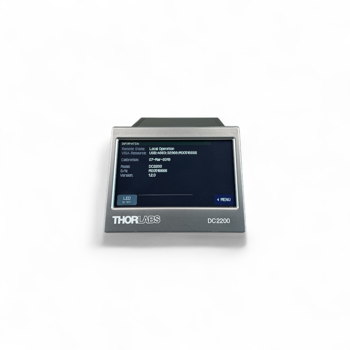 Thorlabs DC2200 High-Power LED Driver 1-Channel 50V 10A – No PSU, Tested