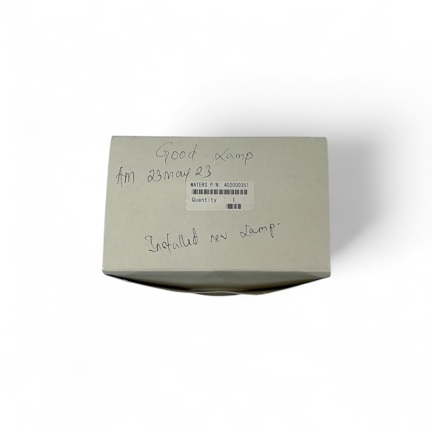 Waters 402000351 Deuterium Lamp for HPLC UV Detector – Used - Serial #376233