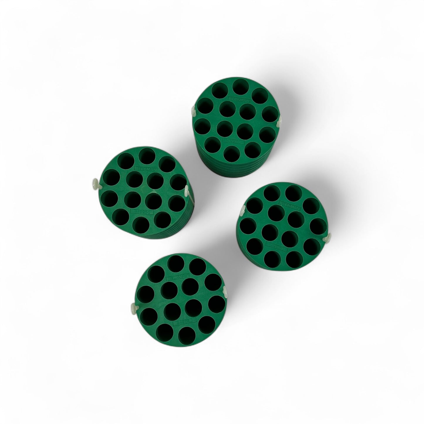 Beckman Coulter Tube Bucket Inserts 349950 Green Set of 4 (Best Offer!)