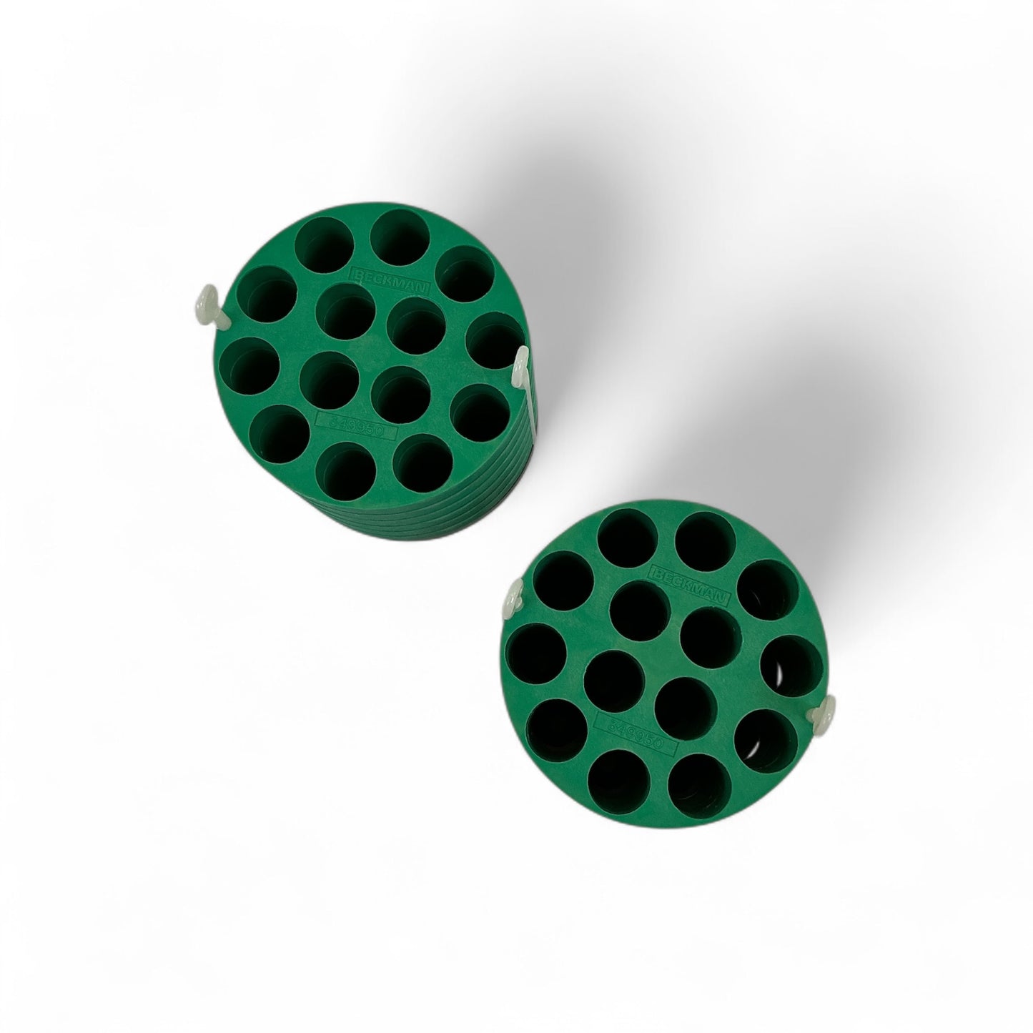 Beckman Coulter Tube Bucket Inserts 349950 Green Set of 4 (Best Offer!)