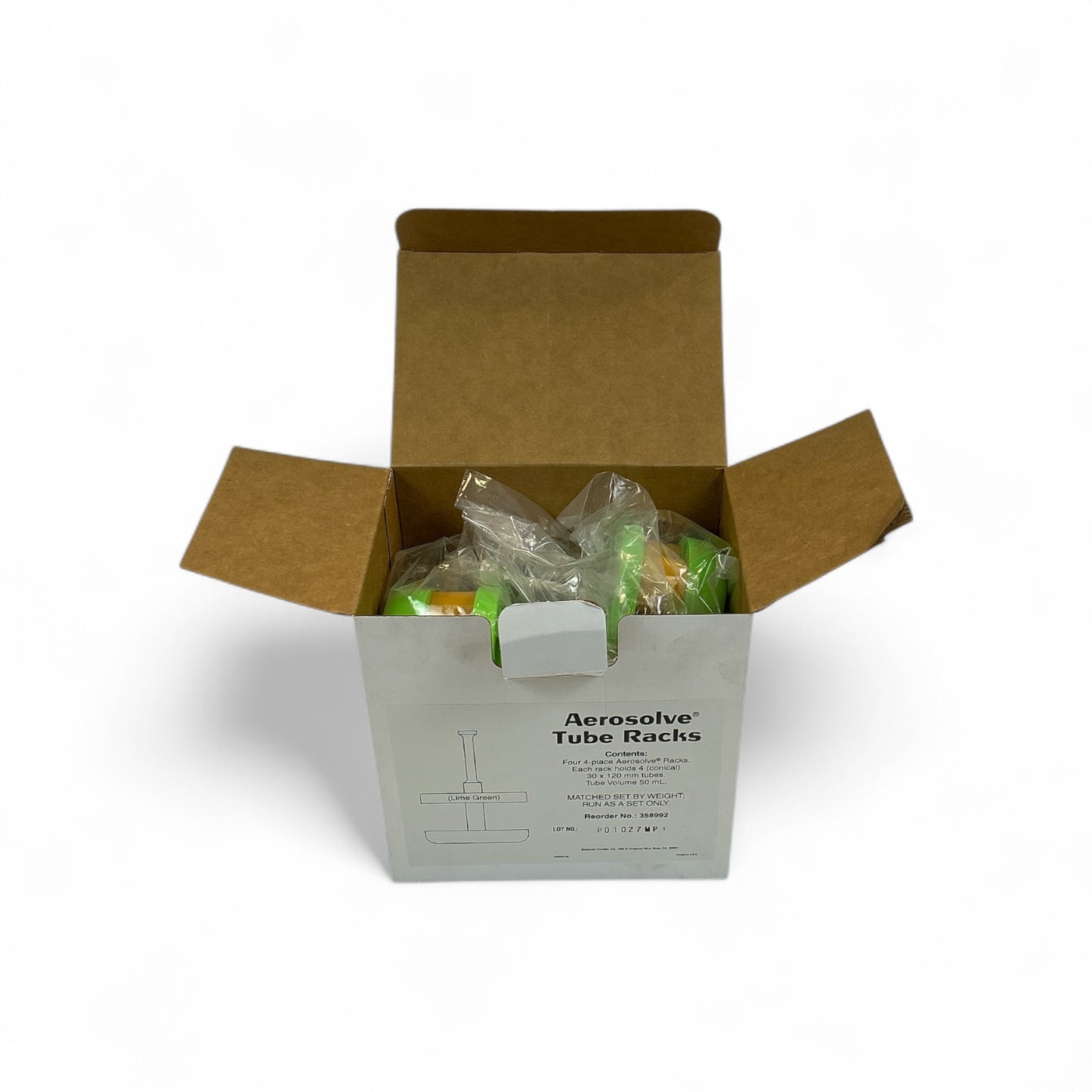 Beckman Coulter Aerosolve Tube Racks 358992 Set of 4 New In Box (Best Offer!)