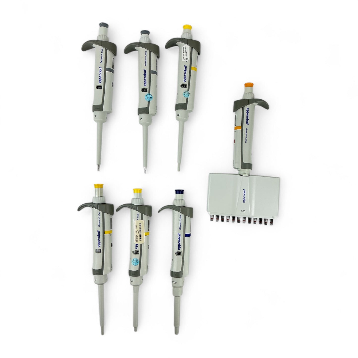 Eppendorf Research Plus Pipette Set with 12-Channel 300 µL & Carousel Stand