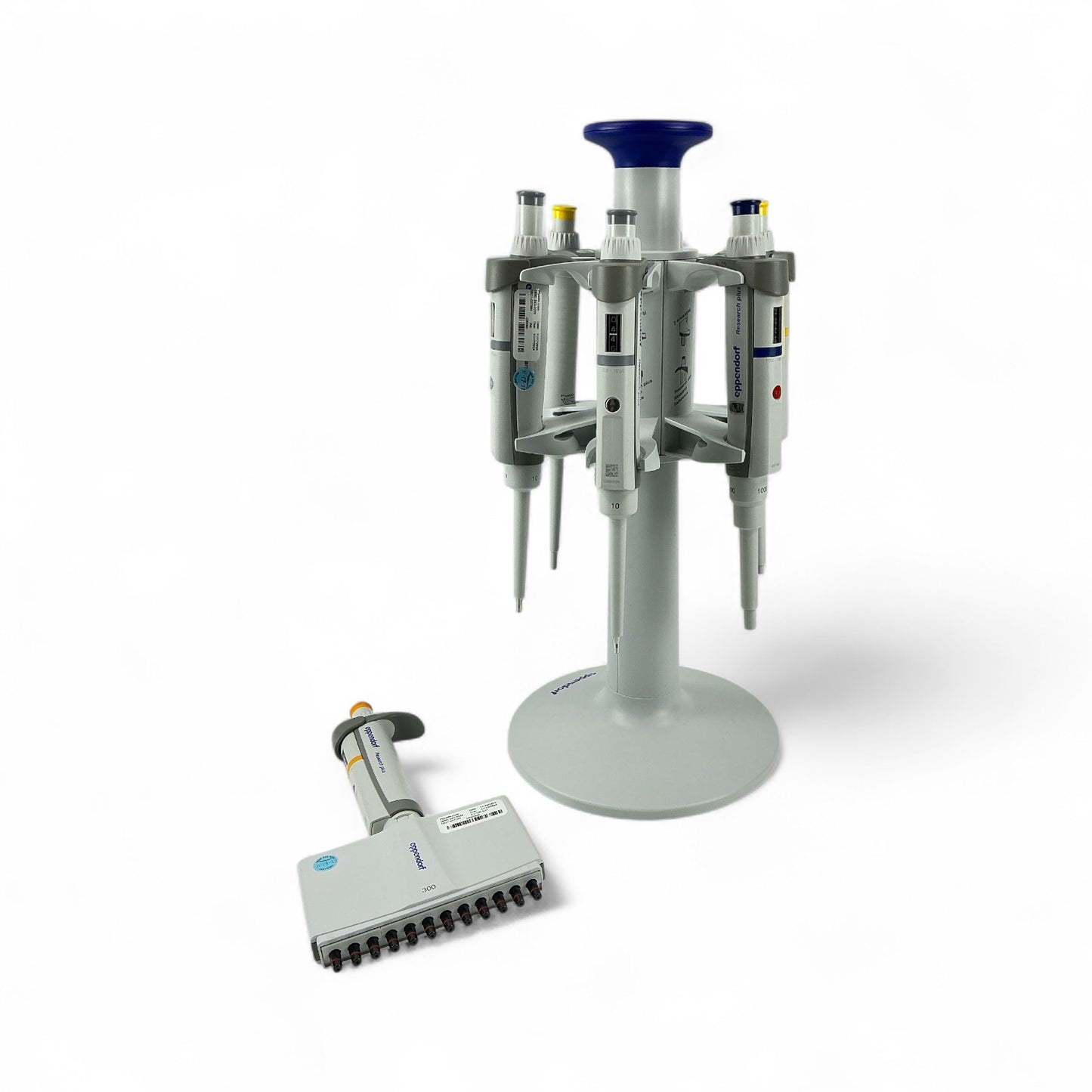 Eppendorf Research Plus Pipette Set with 12-Channel 300 µL & Carousel Stand