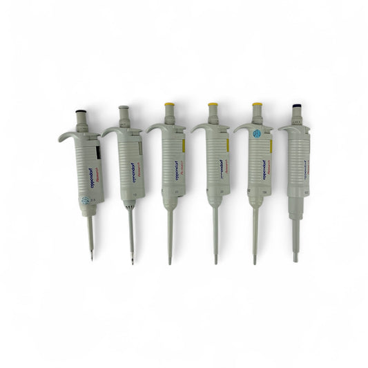 Eppendorf Research Pipette Lot – 6pcs Manual Single Channel