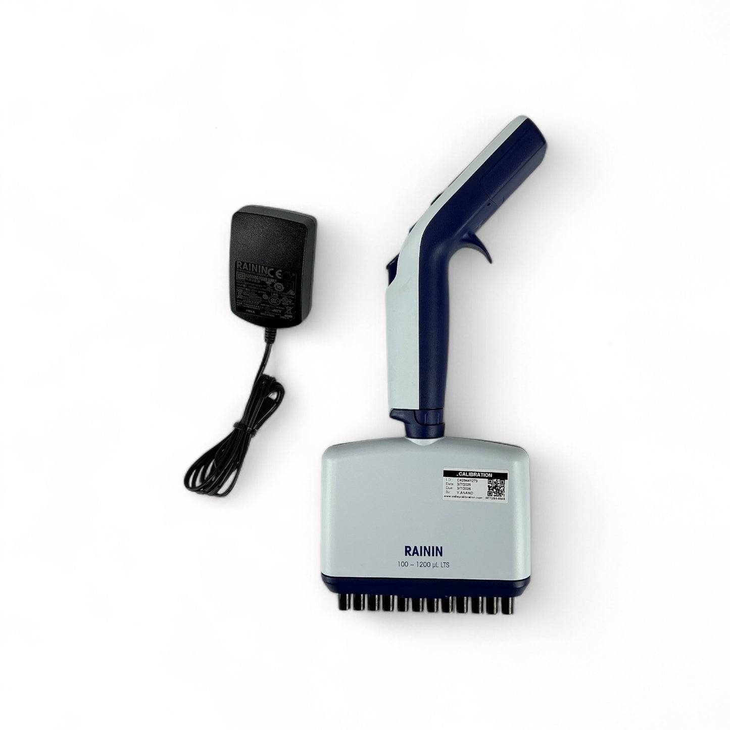 Rainin E4 XLS+ 12-Channel Electronic Pipette 100–1200 µL LTS – Light Use