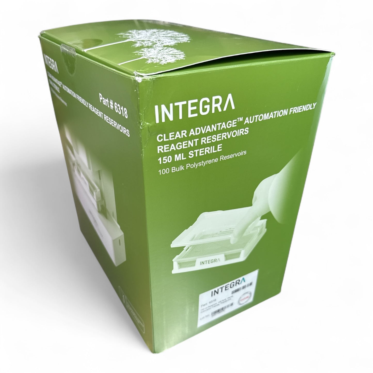 Integra 6318 150ml Clear Advantage Reagent Reservoirs