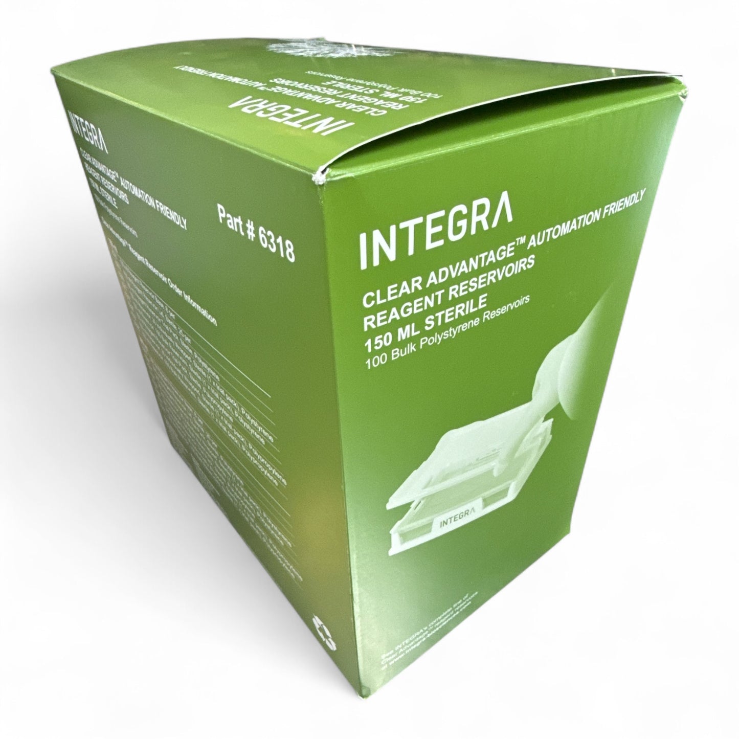 Integra 6318 150ml Clear Advantage Reagent Reservoirs
