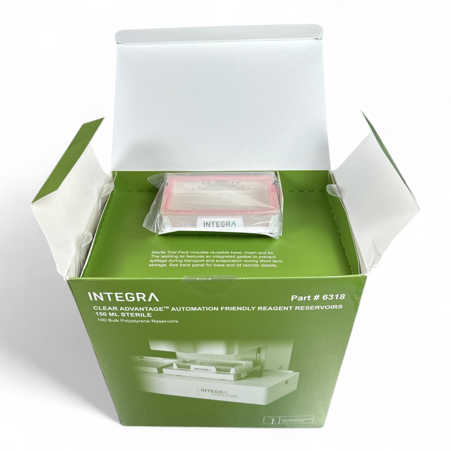 Integra 6318 150ml Clear Advantage Reagent Reservoirs
