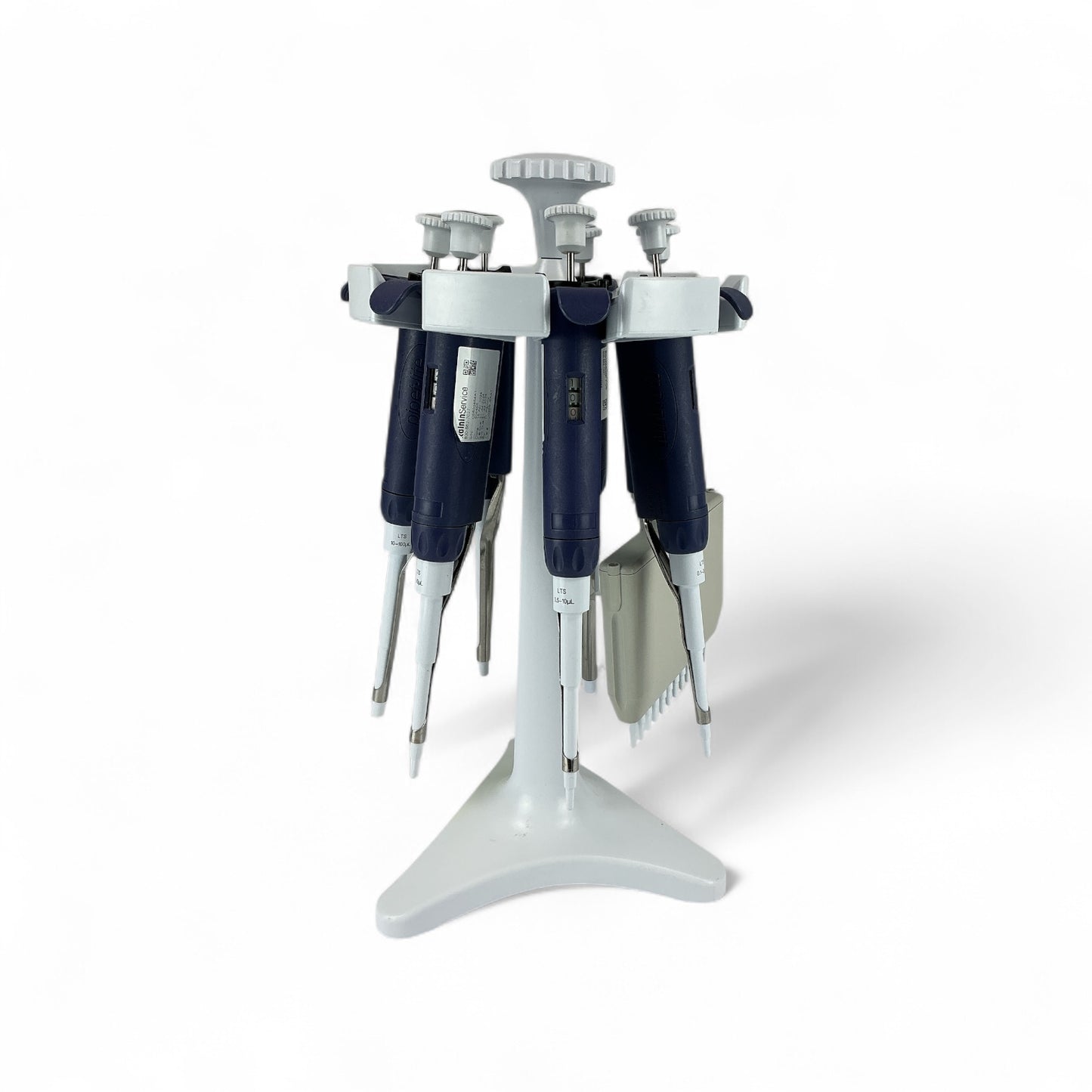 Rainin Pipet-Lite 7pc Pipette Set w/ Carousel – L2 to L1000 + 12-Channel L20