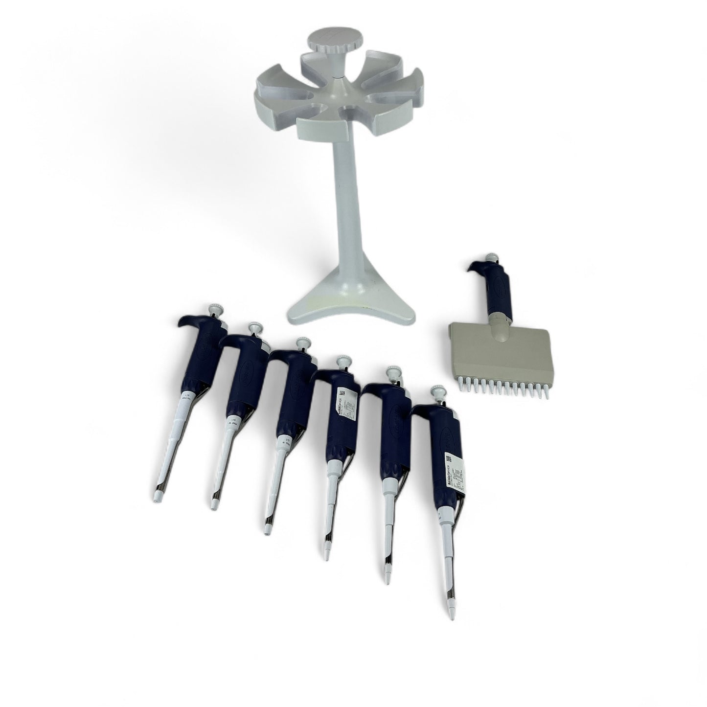 Rainin Pipet-Lite 7pc Pipette Set w/ Carousel – L2 to L1000 + 12-Channel L20