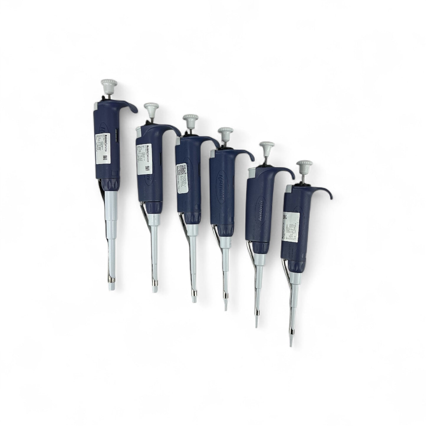 Rainin Pipet-Lite 7pc Pipette Set w/ Carousel – L2 to L1000 + 12-Channel