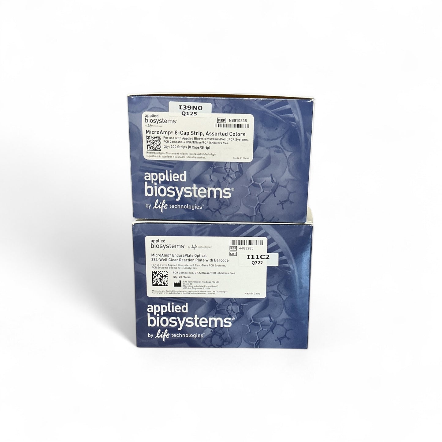 Applied Biosystems MicroAmp 8-Cap Strips & EnduraPlate Reaction Plates Lot (New Open Box!)