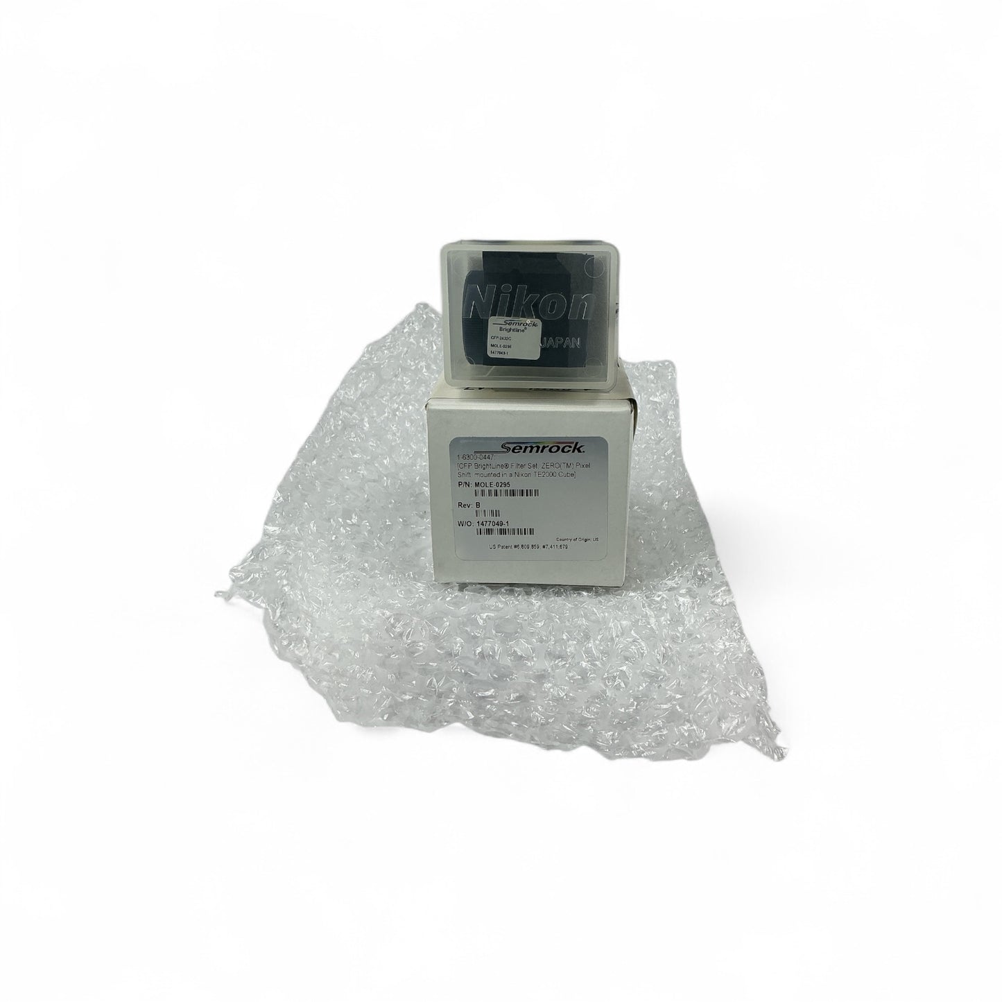 Semrock MOLE-0295 CFP Filter Set ZERO Shift Nikon TE2000 Cube – New