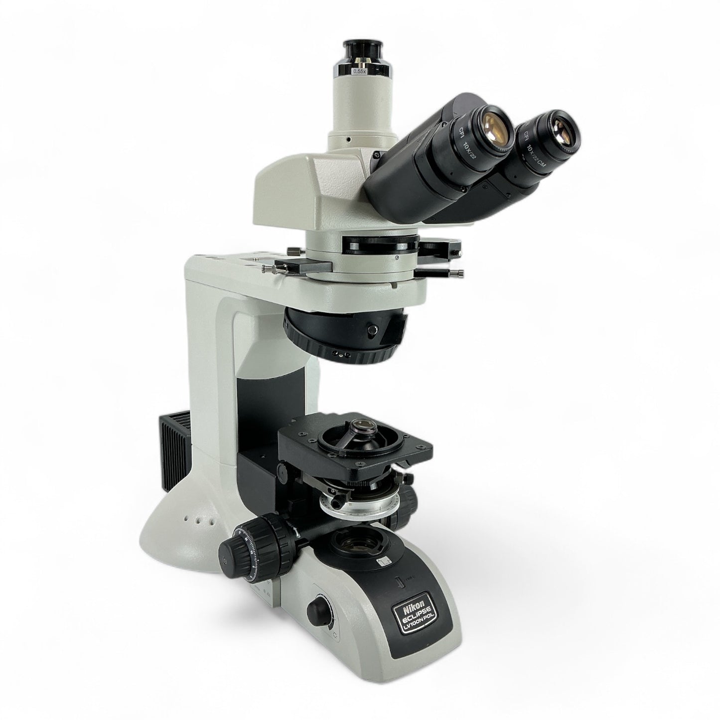 Nikon Eclipse LV100N POL Microscope – P-CL & P-I Analyzer – No Lenses/Stage