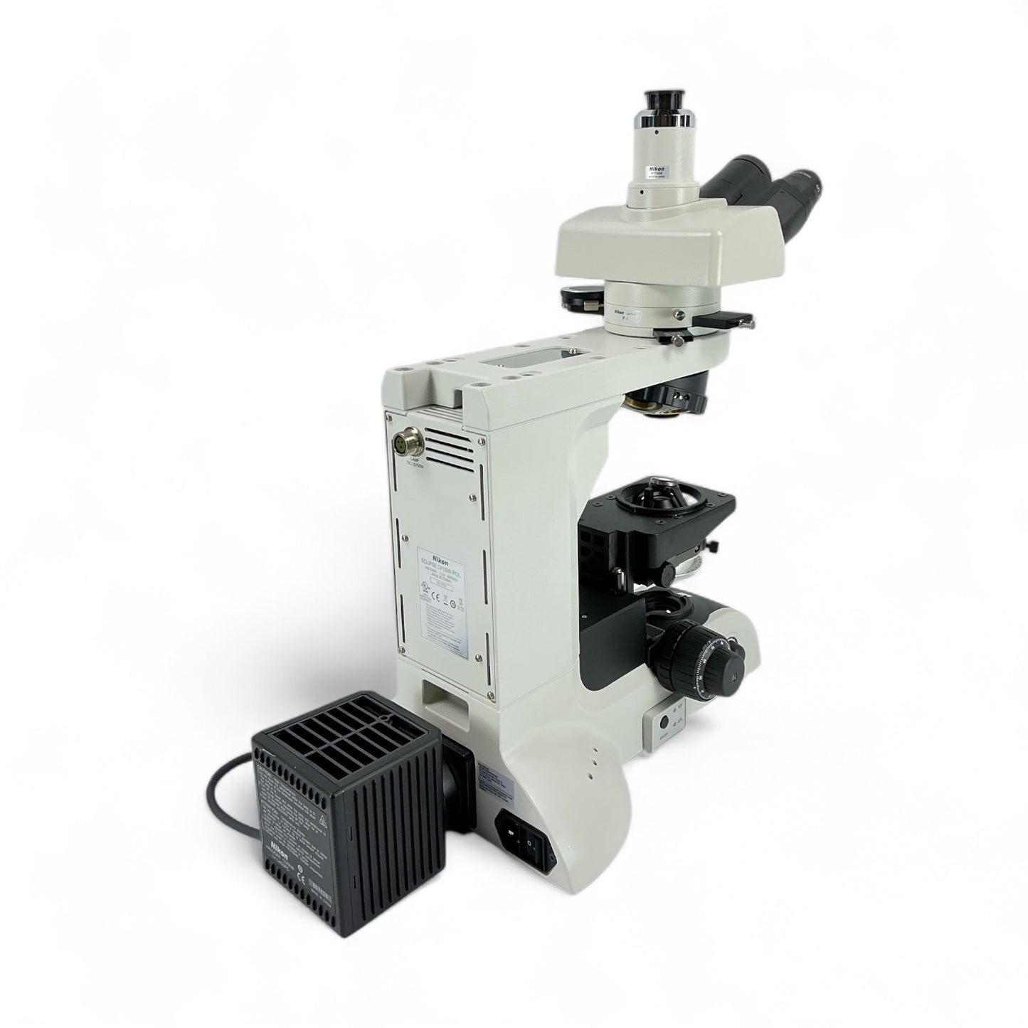 Nikon Eclipse LV100N POL Microscope – P-CL & P-I Analyzer – No Lenses/Stage