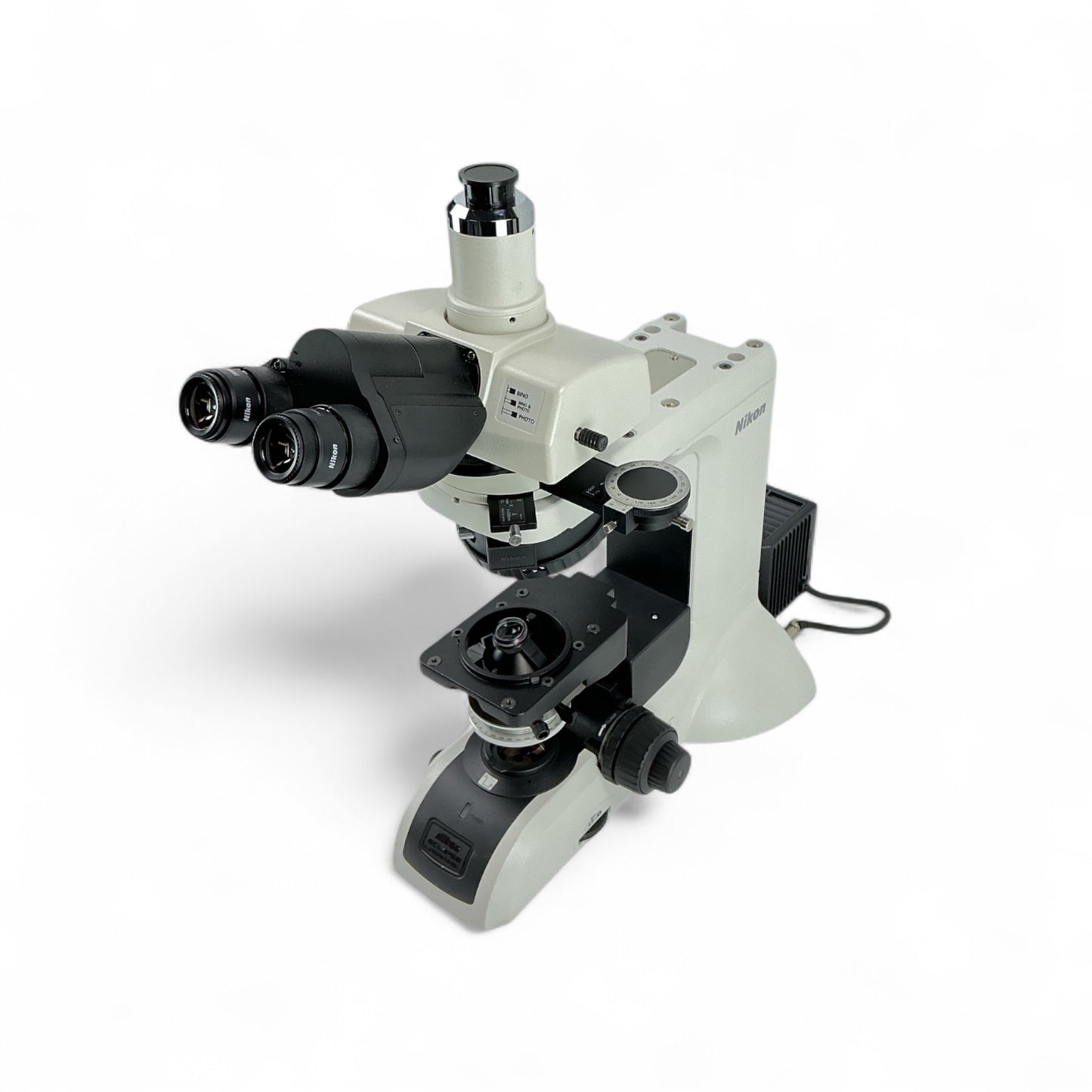 Nikon Eclipse LV100N POL Microscope – P-CL & P-I Analyzer – No Lenses/Stage