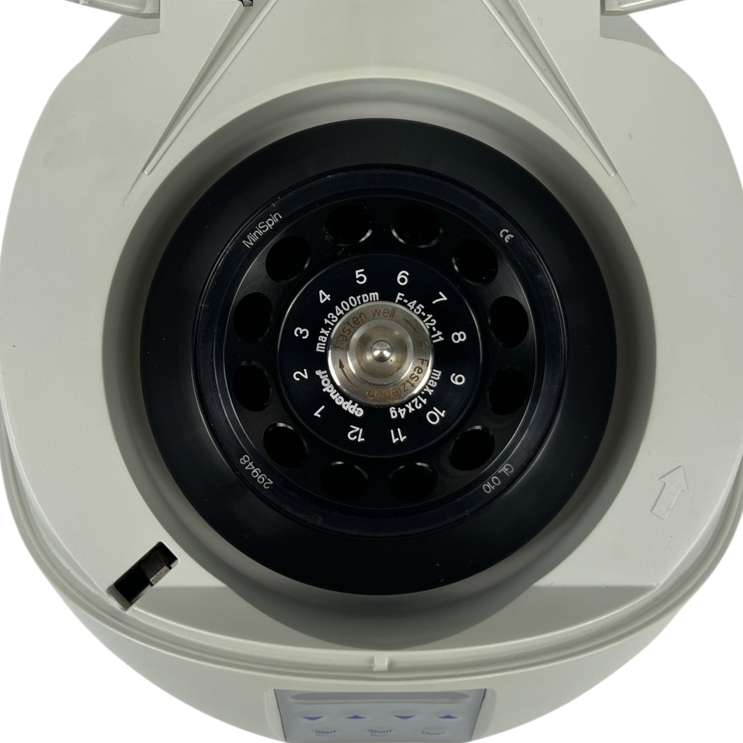 Eppendorf MiniSpin Centrifuge with F-45-12-11 Rotor – No Rotor Lid – See Details