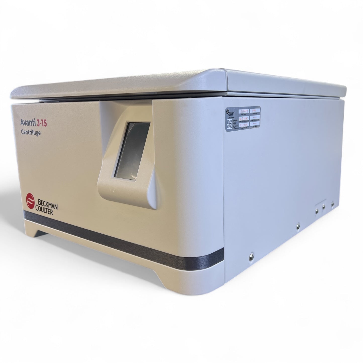 Beckman Coulter Avanti J-15 Centrifuge – JS-4.750 Swinging Bucket Rotor