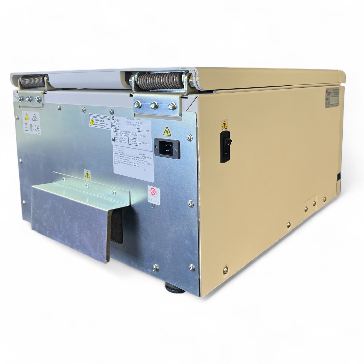 Beckman Coulter Avanti J-15 Centrifuge – JS-4.750 Swinging Bucket Rotor