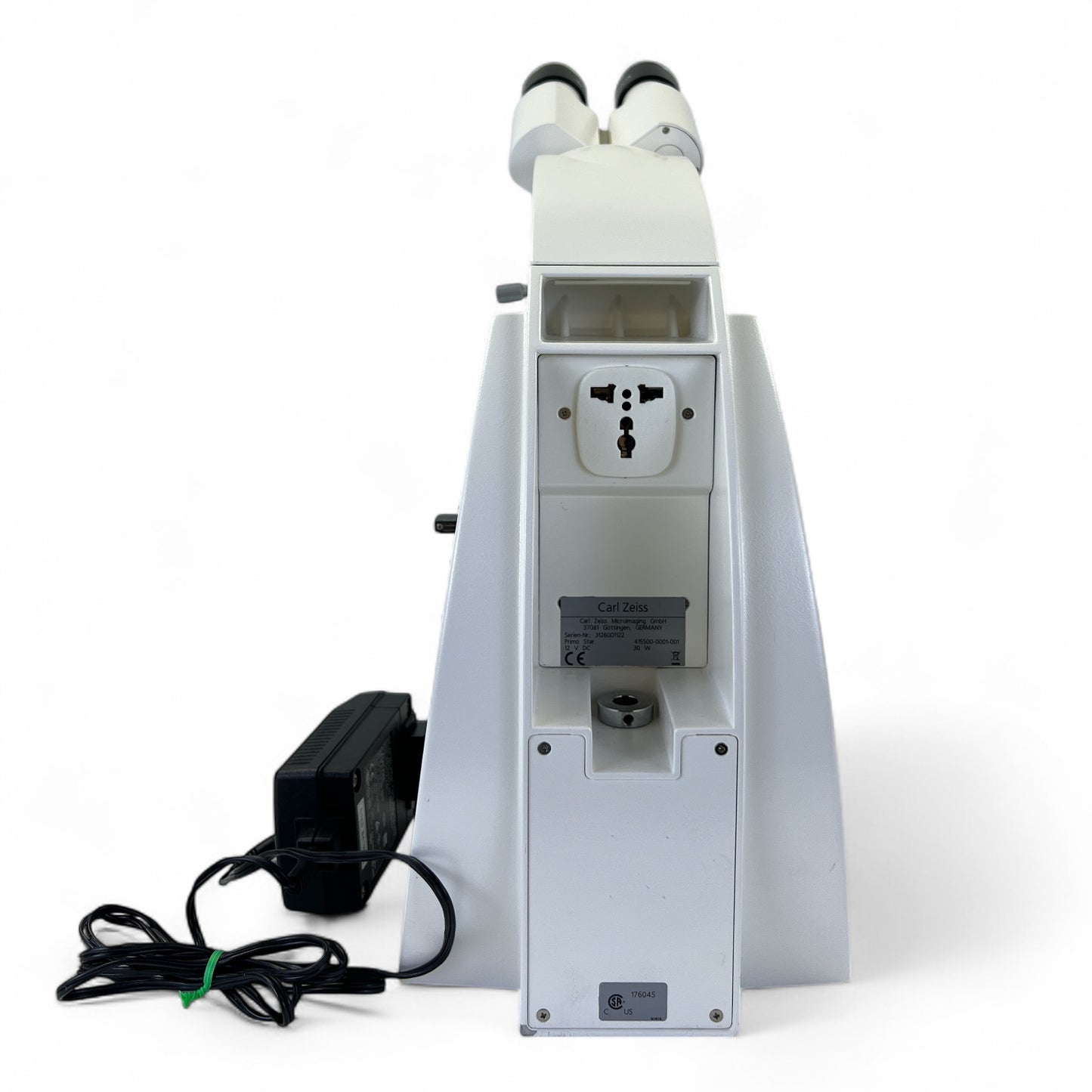Zeiss Primo Star Microscope w/ 4x–100x Plan Objectives & Power Supply