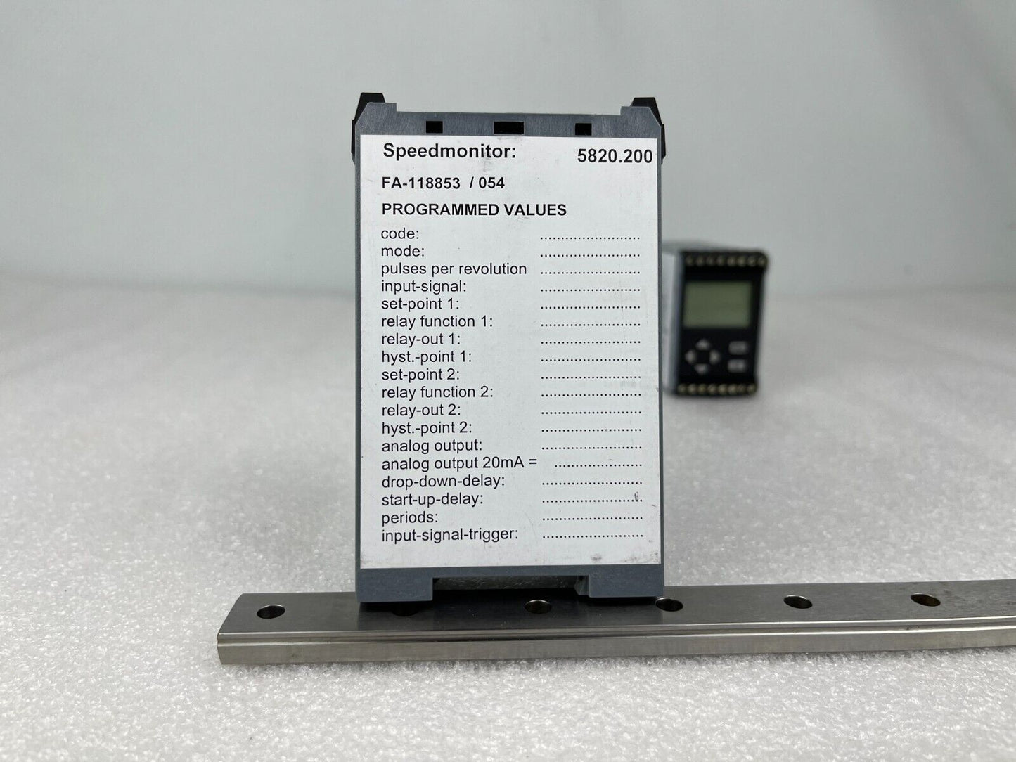 Rheintacho 5820.200 CRRA Speed Monitor 18–36VDC (Powers On)