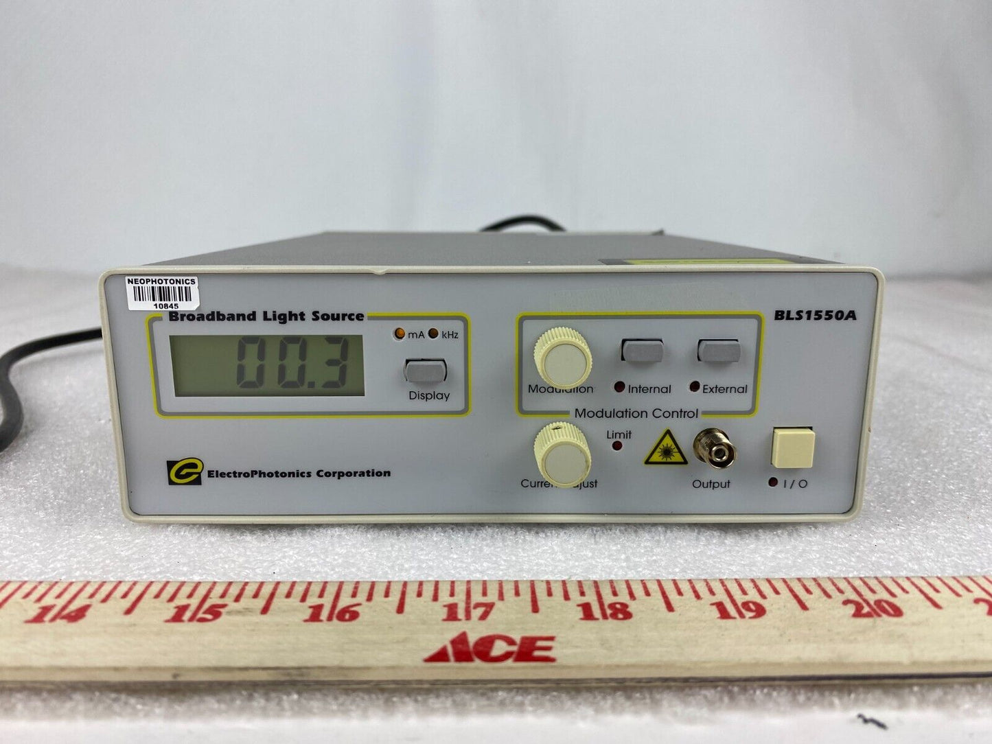 Electrophotonics BLS1550A Broadband Light Source – BLS31121