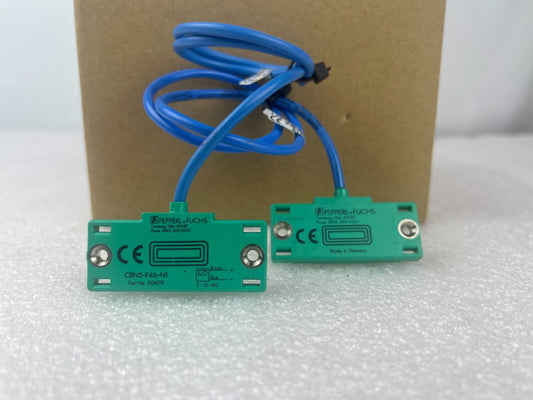 Lot of 2 Pepperl & Fuchs CBN5-F46-N1 Sensors – Inductive Proximity, Untested (As-Is)