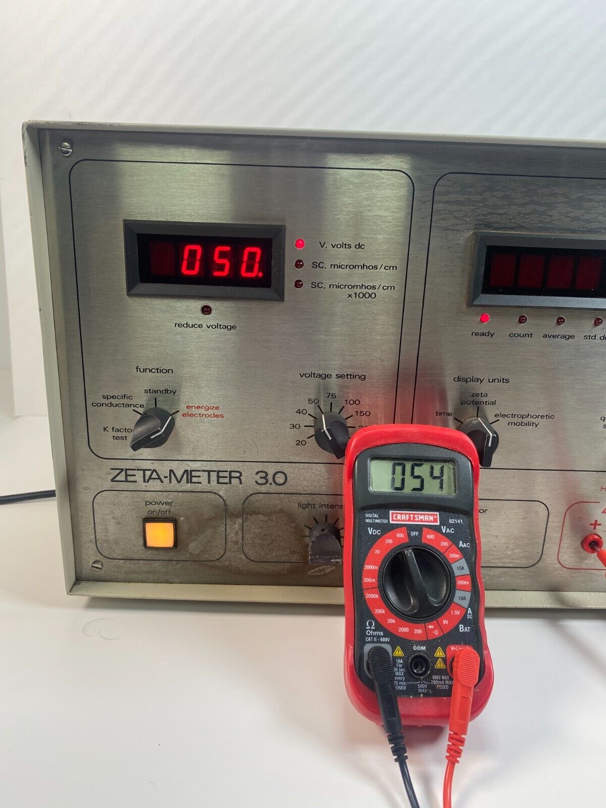 Zeta-Meter 3.0 ZM3-015 Zeta Potential Data Display Instrument