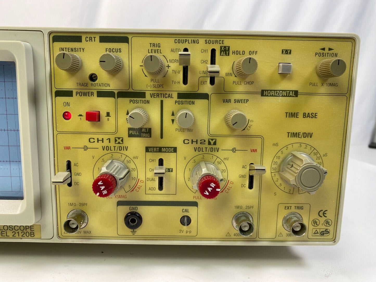 BK Precision 2120B 20MHz Oscilloscope
