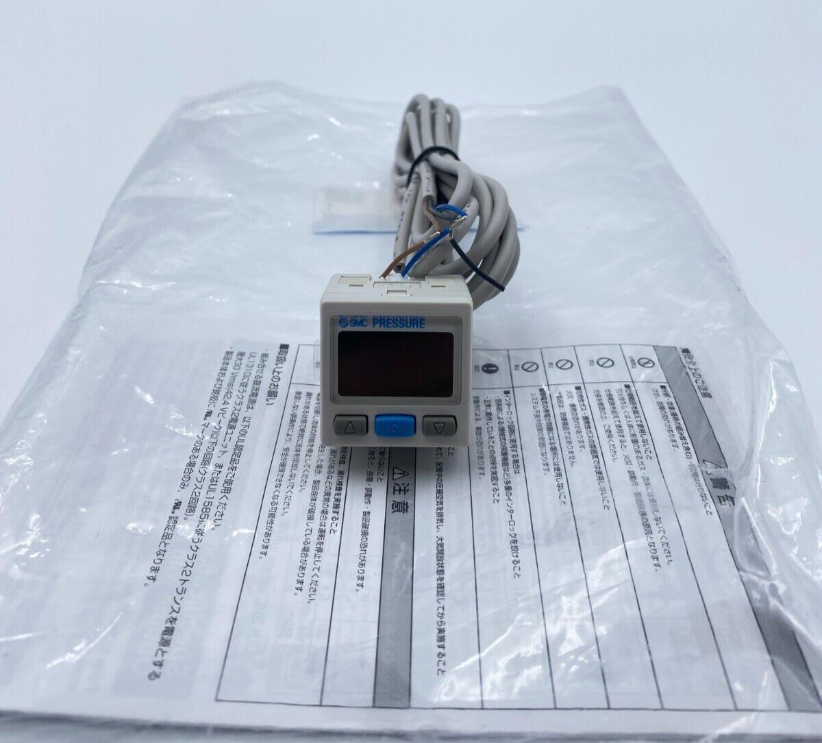 SMC ZSE30A-01-N-M Digital Vacuum Pressure Switch – New with Cable & Manual (Best Offer!)
