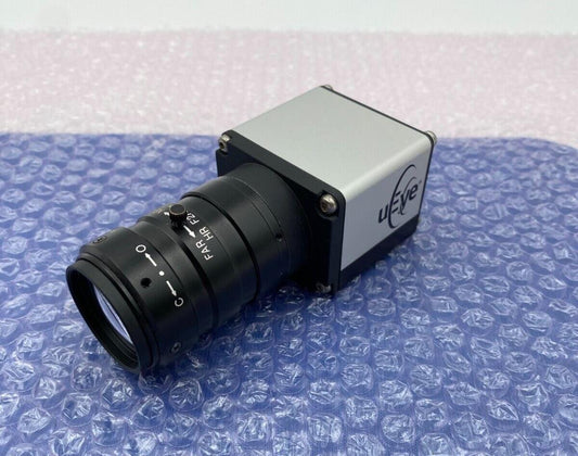 UEYE UI-5480SE-M-GL CCD Camera w/ Navitar HR F2/35mm Lens – GigE, 2560x1920